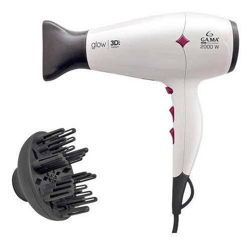 Secador De Cabelos Gama Glow 3d 2000w