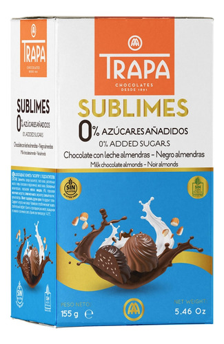 Bombones Sin Azúcares Añadidos Sin Gluten Sublimes Trapa