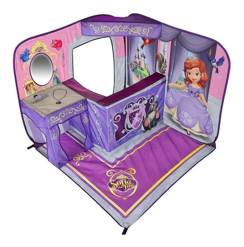 Casita Pop Up 3d Carpa Tienda Campaña Princesa Sofia Disney 