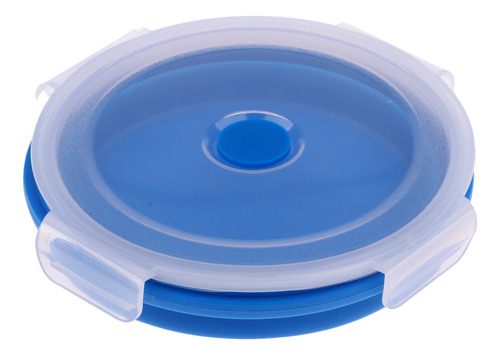 Cuenco Plegable De Silicona Azul De 400 Ml
