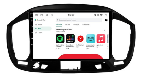 Multimidia Fiat Uno 2015-2021 9p Android 14 Carplay 2gb 64gb
