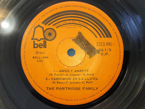 Vinilo Ep The Partridge Family -- Algo Esta Mal ( B72 (Usado)