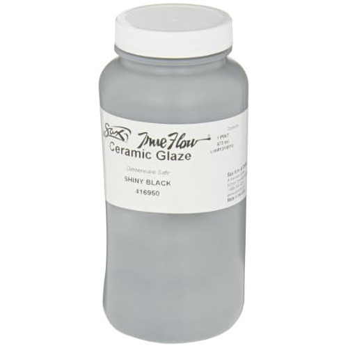 True Flow Gloss Glaze, Negro Brillante, 1 Pinta - 41695...