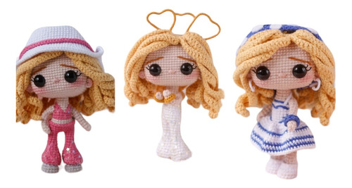 Patrón Amigurumi Crochet Barbie