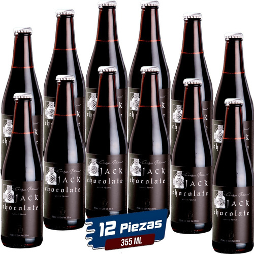 Cerveza Artesanal 12 Pack Jack Chocolate 355 Ml