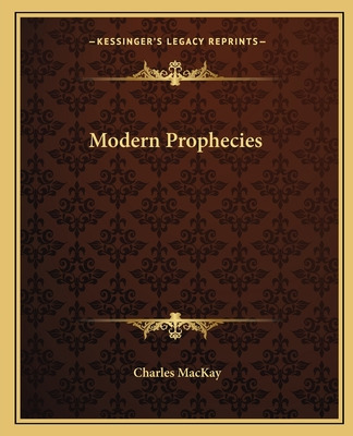 Libro Modern Prophecies - Mackay, Charles