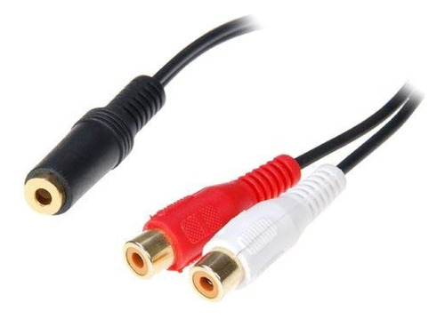 Eeejumpe 6 Pulgadas Estereo Splitter-3.5mm Jack A 2-rca Jac