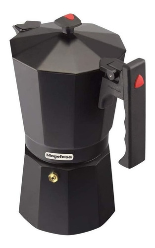 Imagen 3 de 4 de Cafetera Magefesa Colombia Noir 9 Tazas manual negra italiana