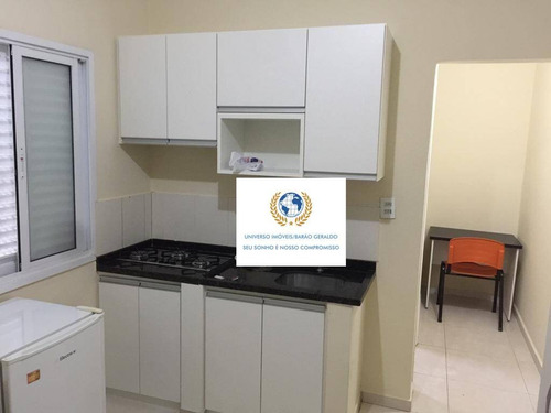 Imagem 1 de 8 de Kitnet Com 1 Dormitório Para Alugar, 30 M² Por R$ 950,00/mês - Cidade Universitária - Campinas/sp - Kn0162