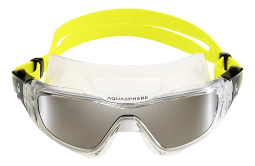 Óculos Natação Aqua Sphere Vista Pro Espelhado Cor Amarelo