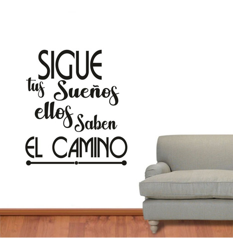 Vinilo Decorativo Frase Sigue Tus Sueños