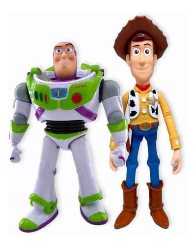 Muñeco Toy Story 4 Woody Buzz  23cm Articulado 