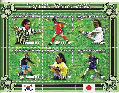 #9043 Mozambique 2002 Futbol Copa Mundial Corea - Japon M/s