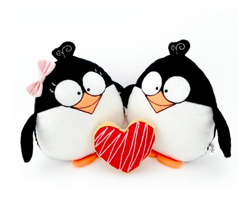 Pareja Pingüinos Nombre Personalizado Aniversario Boda Amor