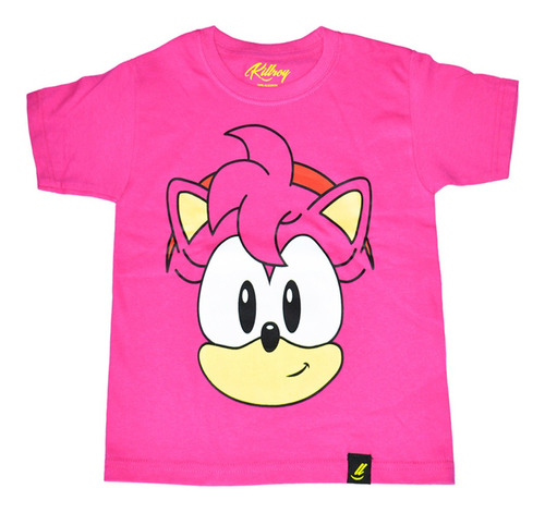 Playera Niña Amy Knuckles Shadow Tails Sonic Pelicul Killroy