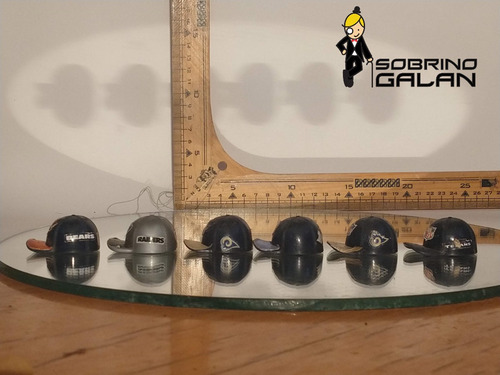 Lote De 6 Mini Cascos Nfl De Marinela (Usado)