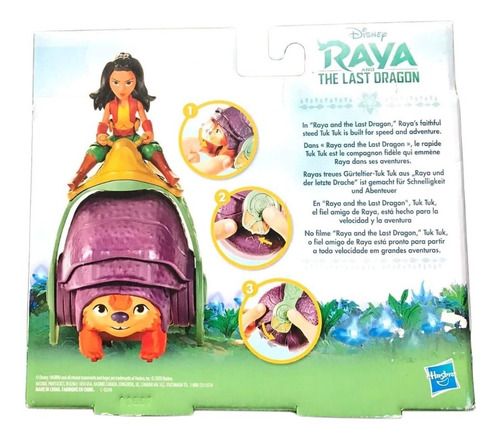 Muñeca Hasbro Raya And The Last Dragon - Raya Y Tuk Tuk