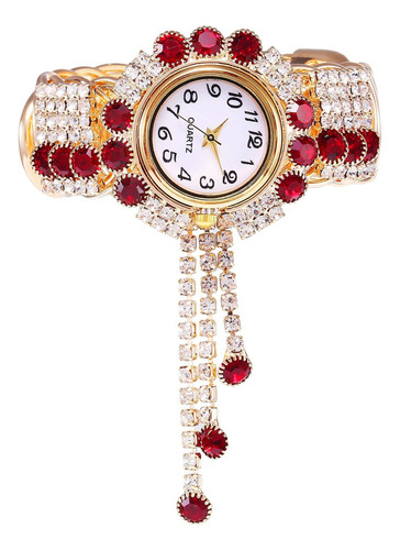 Reloj De Pulsera De Lujo Con Diamantes De Imitación Para Muj