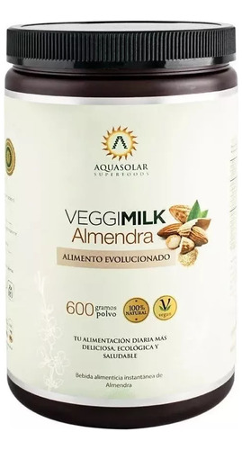 Veggi Milk Almendra - Leche 600gr - 15ltrs. - Aquasolar