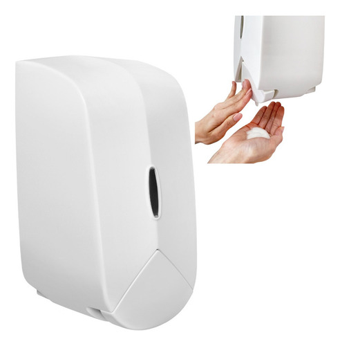 Saboneteira De Espuma Higia Branca 800ml Sabonete Em Espuma Cor Branco