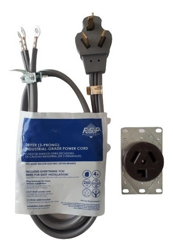 Cable Secadora Whirlpool Con Tomacorriente 220v Original