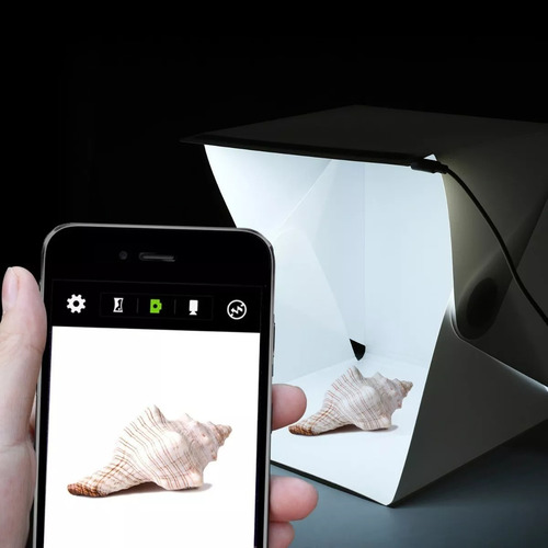 Caja Con Luz Led Plegable Para Fotografía Photobox Studio