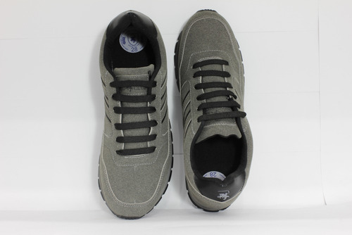 Imagen 4 de 4 de Tenis Casual Moda Urban Confort Para Hombre Polo Club Gris