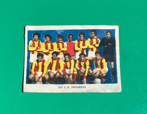 Figurita Del C.a. Progreso -  Fútbol Uruguayo - 1972