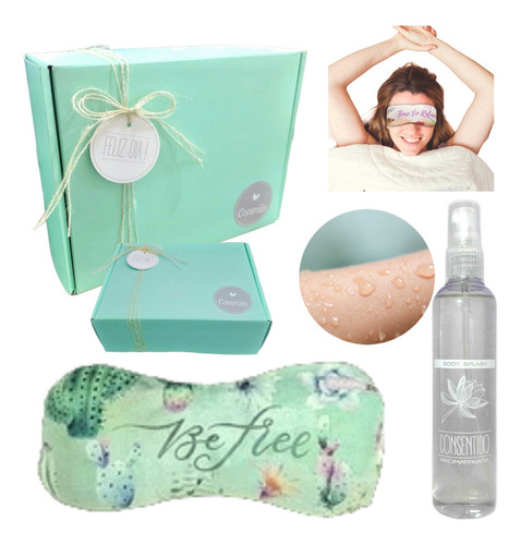 Kit Caja Mujer Regalo Box Zen Aroma Jazmín Spa Relax Set N87