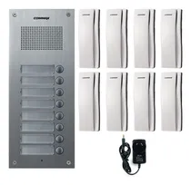 Comprar Kit Portero Electrico Commax 8 Departamentos Telefonos Audio