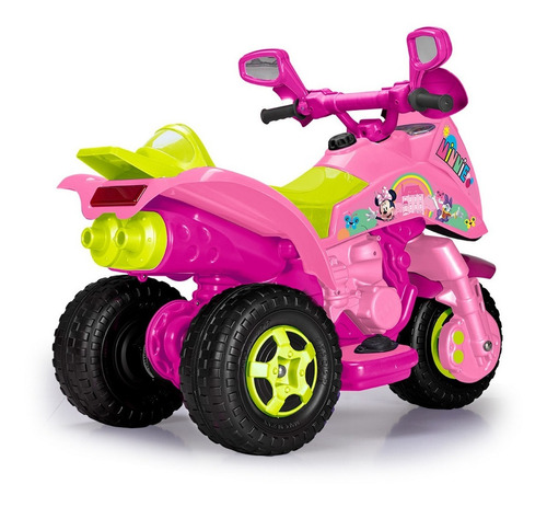 Trimoto Minnie De Feber 6v Color Rosa chicle