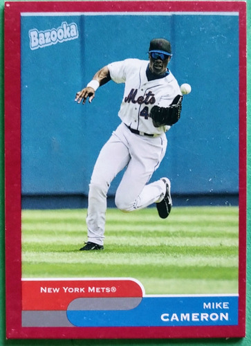 Mike Cameron,2004 Bazooka Red New York Mets 