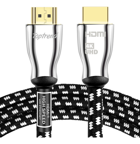 Toptrend Cables Hdmi 4k De 25 Pies, Clasificacion Cl3 21gpbs