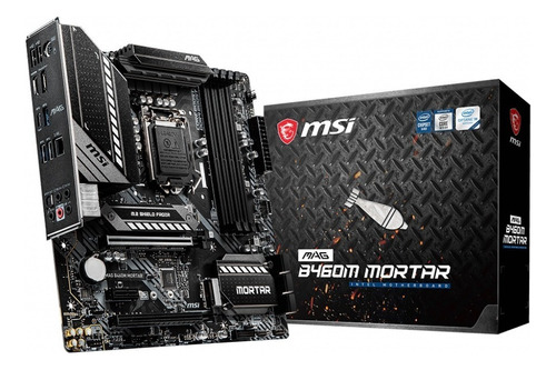 Mother Board Msi Mag B460m Mortar Gamer Intel 10ma Gen 