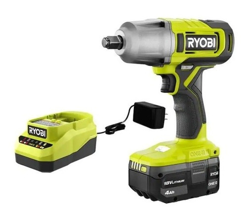 Ryobi P265k1 Llave Impacto 1/2 18v C/ Batería 4 Ah 375 Ft.lb