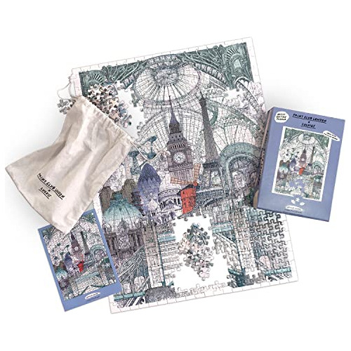 Luckies Of London Jigsaw Puzzle | Adult Puzzle Board & Board