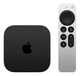 Apple Tv 4k (wifi) A2737 3.ª Generación 2022 4k 64gb Color Negro Tipo De Control Remoto Control De Voz