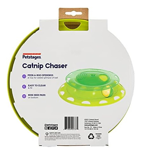 Catnip Catnip Chase Track Green Interactive Cat Toy