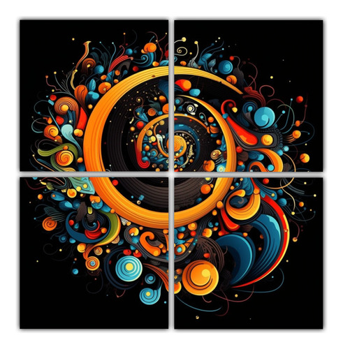 160x160cm Cuadros Composición Big Bang Theory: Imagen Detal