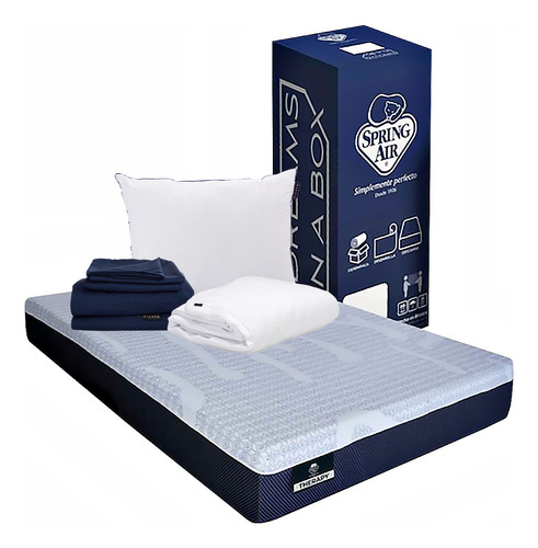 Colchon Queen Size Spring Air Therapy + One + Cloud + Softy