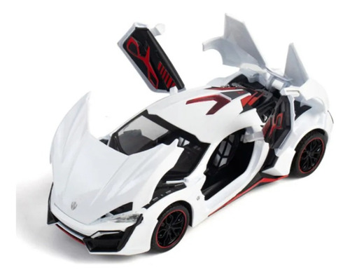 Lykan Hypersport Miniatura Metal Autos Luces Y Sonido 1:24