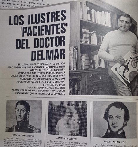 Clipping Los Ilustres Pacientes Del Doctor Alberto Delmar 