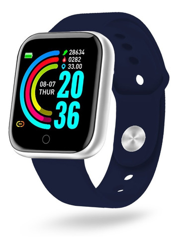 Reloj Inteligente D20 Smartwatch Fitness Cardíaco - Otec