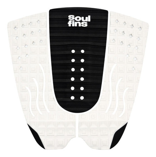 Deck Surf Antiderrapante - Soul Fins Colors Preto/branco 63