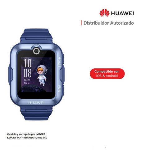 Imagen 3 de 4 de Smartwatch Huawei Watch Kids 4 Pro 8gb Rom Azul