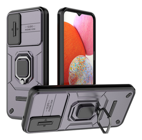 Para Samsung A14 A24 A34magnetic Push Window Anti-shock Case