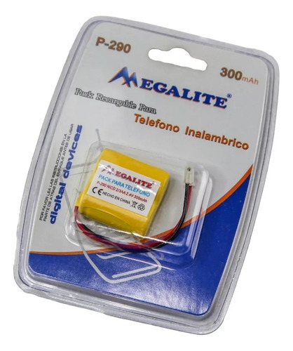 Pila P-290 Megalite 300mah Para Telofono Inalambrico