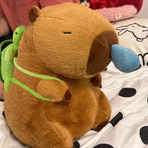 Muñeco Capibara De Felpa De 25 Cm, Regalo De Cumpleaños Para