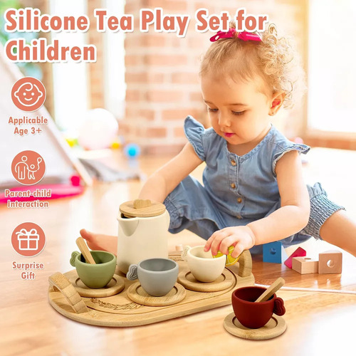 Set De Té De La Tarde, Juguetes Para Niñas Y Niños.