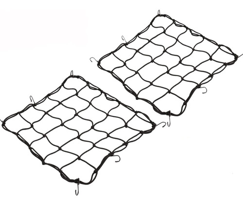 Paquete De 2 Redes De Carga Elásticas De 15.7 X 15.7 P...